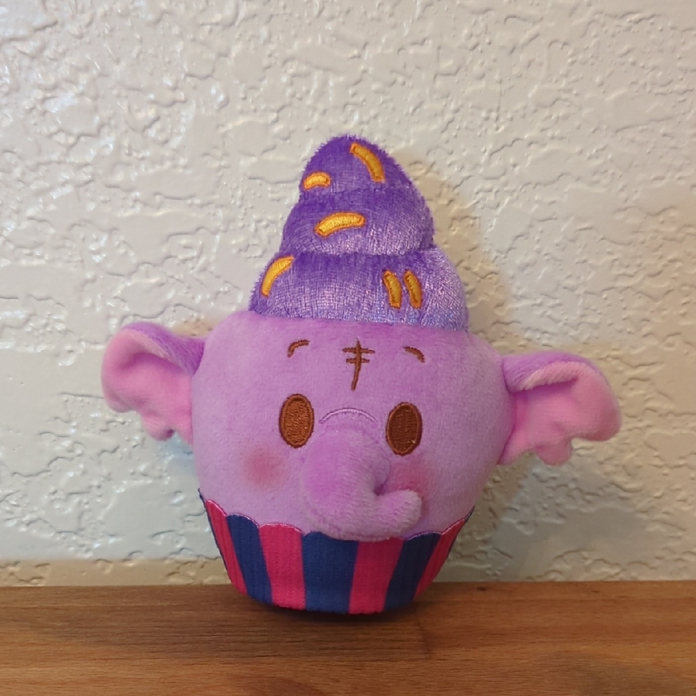 Disney Purple Elephant (Lumpy) Cupcake Plush